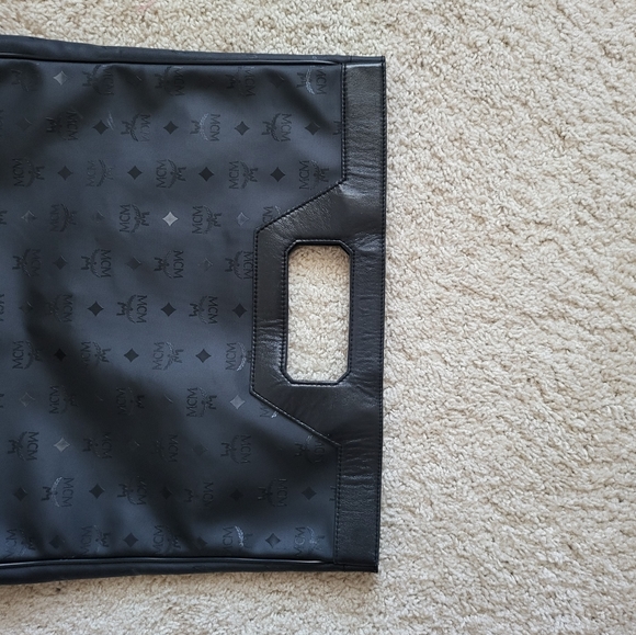 Vintage MCM Logo Monogram Shopper Tote Bag - Picture 5 of 11